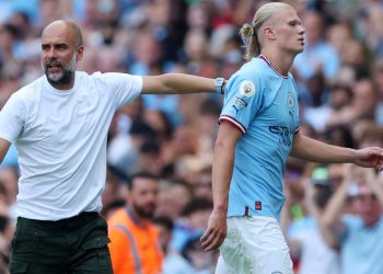 Guardiola: Haaland’ı Messi’nin rekorunu kırmasın diye oyundan aldım